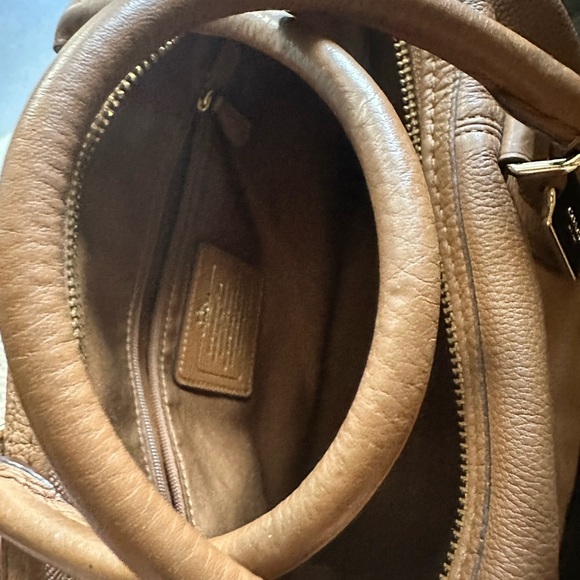 Coach Tan Leather Satchel - Picture 10 of 10